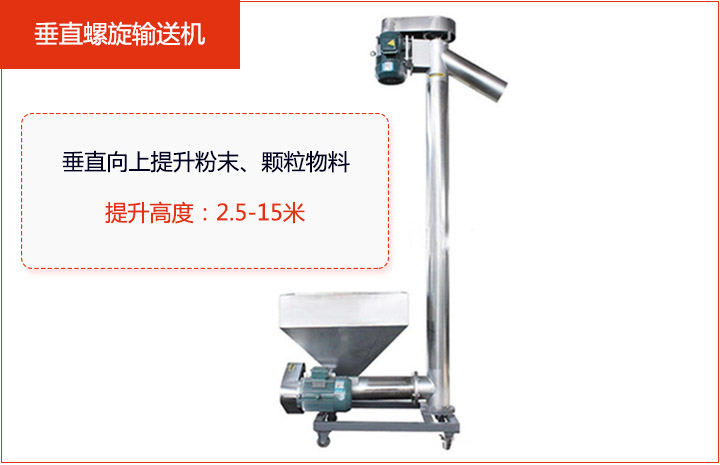適合垂直或大傾角輸送粉狀、顆粒物料